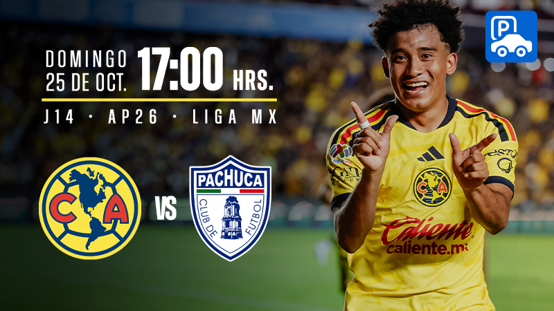 ESTACIONAMIENTO AMÉRICA VS PACHUCA