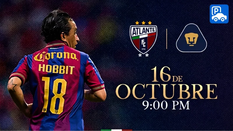 ESTACIONAMIENTO ATLANTE VS PUMAS