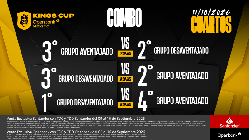 Combo Cuartos de Final 