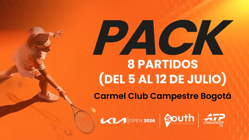 ABONO KIA OPEN ATP BOGOTÁ (5 Julio a 12 Julio)